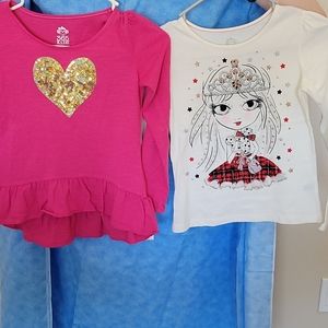 Circa and 365 long sleeve shirts girls size 7